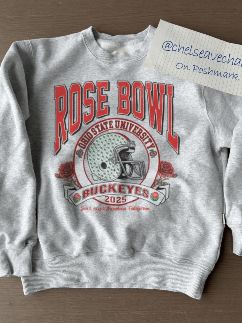 Vintage Ohio State Buckeyes Football Sweatshirt, Retro 2025 Rose Bowl Shirt tee